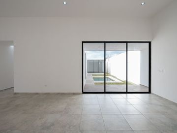 Casa en Venta Mérida, de 1 planta, Privada Nadira, Conkal ( Mod. Lúmina)