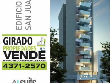 AV SAN JUAN 1800. DPTO A ESTRENAR EN TORRE FULL AMENITIES. ZONA EN CRECIMIENTO.