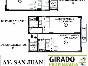 AV SAN JUAN 1800. DPTO A ESTRENAR EN TORRE FULL AMENITIES. ZONA EN CRECIMIENTO.