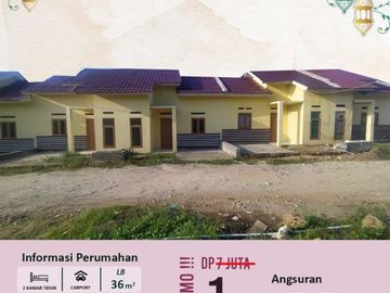 Rumah murah bangunan siap huni deket hajimena