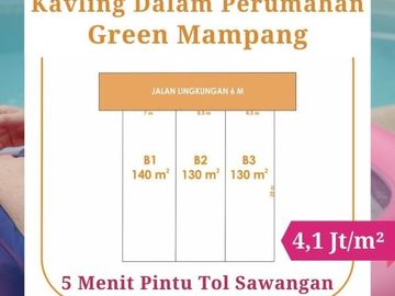 Tanah Depok Mampang 10 Menit Margonda SHM