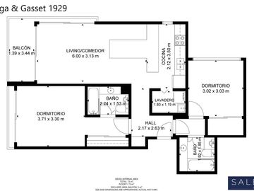 Departamento - Las Cañitas - Tres ambientes - Cochera - Quartier