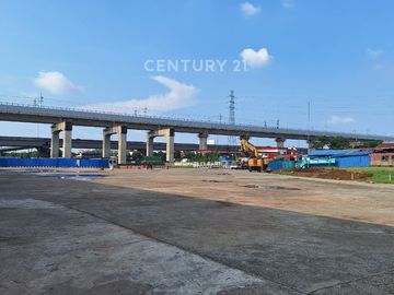 Tanah Luas 1014 M2 Di Pinggir Jalan Tol Jakarta Bekasi  Di Tambun