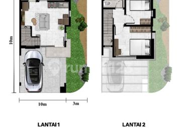 Dijual Rumah Pik2 Luas 4,5X10 Posisi Hook 2Lt Brand New Kosongan