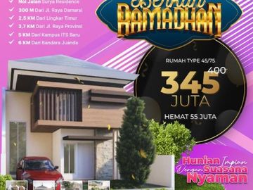 Hunian modern strategis dekat bandara juanda Free ijb