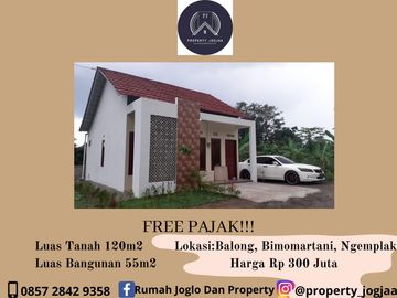 Dijual BU Rumah Siap Huni di Bimonartani, Ngempal: Free Pajak