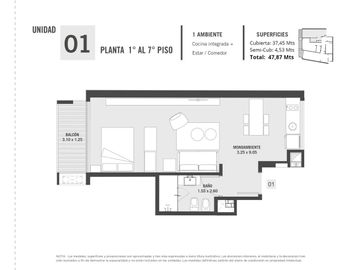 Departamento en  venta - 1 y 2 ambientes - Belgrano - Apto Profesional