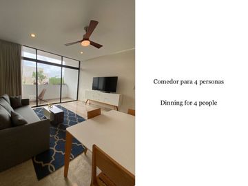 Departamento amueblado, PRECIO REDUCIDO, pool bar, alberca infinity, gimnasio
