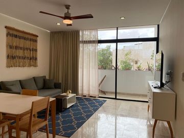 Departamento amueblado, PRECIO REDUCIDO, pool bar, alberca infinity, gimnasio