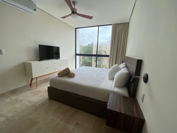 Departamento amueblado, PRECIO REDUCIDO, pool bar, alberca infinity, gimnasio