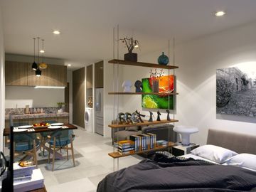 Penthouse  con amenidades:alberca, area de asador y gimnasio