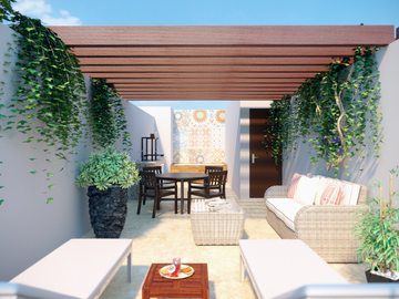Penthouse  con amenidades:alberca, area de asador y gimnasio