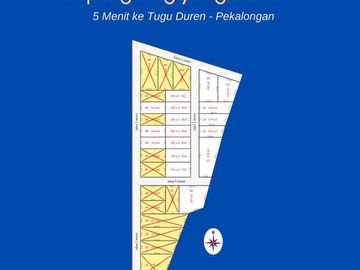 Tanah Dekat Jalan Raya Karanganyar Pekalongan, SHM Per Unit, Cicil 12x