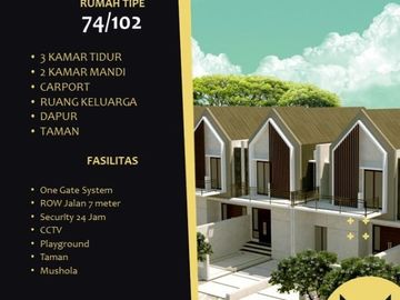 Rumah siap bangun di jln Kaliurang dekat Toserba WS