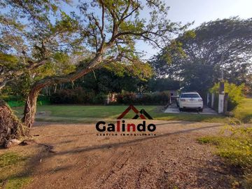 RANCHO EN VENTA CON CASA DE DESACANSO EN EL FARALLON VERACRUZ CERCA DE LA PLAYA