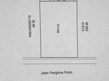 DISEWAKAN RUKO / RUANG USAHA STRATEGIS di Jl PANGLIMA POLIM (PANGPOL)