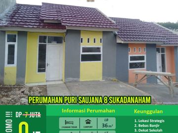 rumah subsidi 2 kamar DP 0 persen di deket terminal kemiling