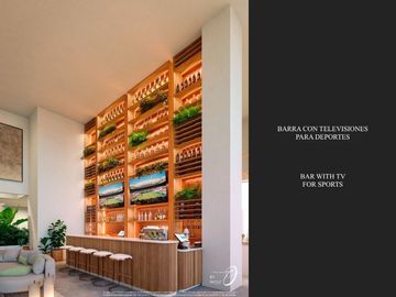 Condominio con 50 amenidades, cine, spa, spinning, albercas para niños y adultos