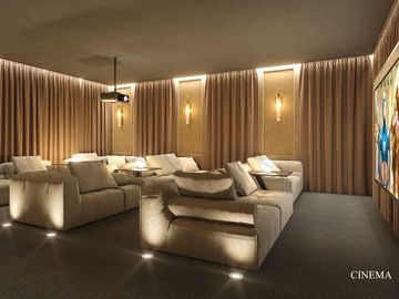 Condominio con 50 amenidades, cine, spa, spinning, albercas para niños y adultos
