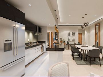 Condominio con 50 amenidades, cine, spa, spinning, albercas para niños y adultos