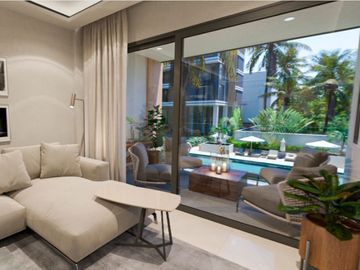 Condominio con 50 amenidades, cine, spa, spinning, albercas para niños y adultos
