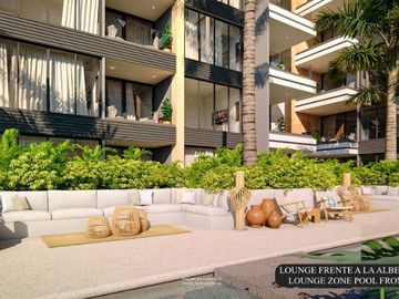 Condominio con 50 amenidades, cine, spa, spinning, albercas para niños y adultos