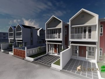 Rumah 2LT ala Eropa Tanpa KPR Dibawah 900Jt Arcamanik Cisaranten