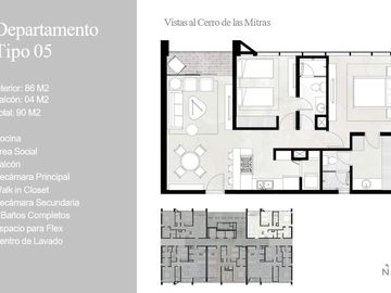 Departamento en Venta Santa Catarina frente a Valle Poniente