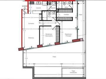 Departamento en planta baja, con patio, alberca, jacuzzi, cine, en pre venta.