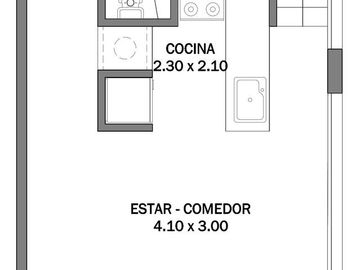 Venta Dpto Duplex 3 ambientes al frente con balcon en Coghlan.