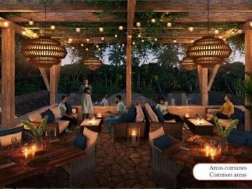 Penthouse con alberca privada,  amenidades y casa club, cocina con meseta