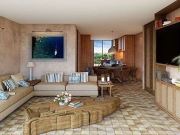 Penthouse con alberca privada,  amenidades y casa club, cocina con meseta