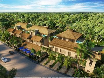 Penthouse con alberca privada,  amenidades y casa club, cocina con meseta
