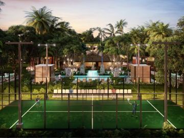 Penthouse con alberca privada,  amenidades y casa club, cocina con meseta