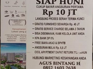 Apartment Skandinavia mewah harga bersahabat di Tangerang