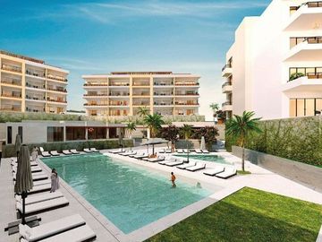 Departamento con terraza, casa club, pickleball, alberca, venta Cabo San Lucas