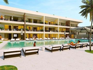 Departamento con terraza, casa club, pickleball, alberca, venta Cabo San Lucas