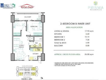 Prisma Residences Condominium for Sale in Pasig City with Balcony Condo Near Ortigas