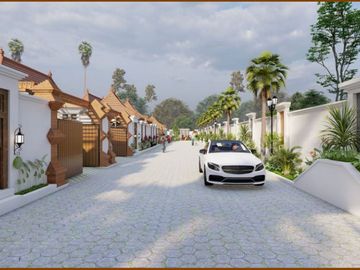 Rumah Hunian Model Villa di Prambanan Klaten