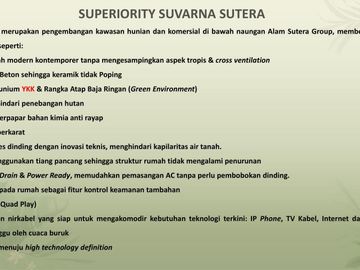 Fedora Park Suvarna Sutera Kawasan Bebas Banjir di Cikupa