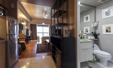Rush Condominium for Sale Studio: Studio Flat Condo for Sale in The Manansala Tower Rockwell Center Makati City