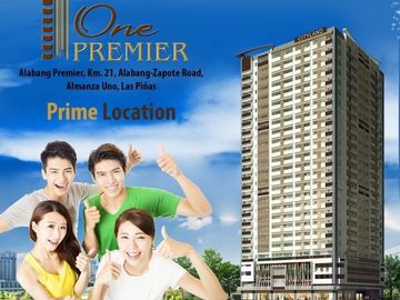 TWO PREMIER STUDIO TYPE- NEAR ATC, SM SOUTH MALL AND VILLAGE SQUARE. CITYLAND ONE PREMIER