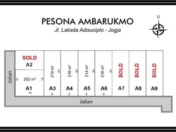 Dekat Lippo Mall Jogja: Tanah Kavling Ambarukmo Cocok Hunian/Kostel