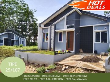 Posisi Hook Rumah Dekat Kota View Bukti Katu 2KT Tipe 25/107