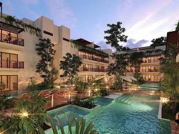 Penthouse con terraza privada, con areas verdes, Gym, centro de negocios, area p