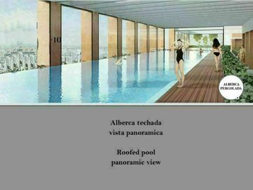 Condominio 2 rec + estudio , amenidades de lujo con vistas panorámicas, alberca.