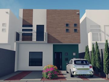 CASA DE DOS PLANTAS EN PREVENTA (MODELO ROMA), FRACCIONAMIENTO PRIVADO, CD JUAREZ CHIH