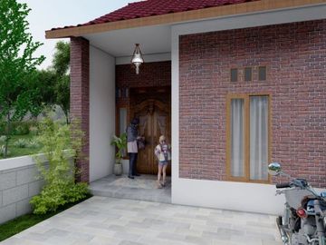 Hanya 200 Jt-an Jual Rumah Klasik Pintu Gebyok di Prambanan Klaten