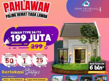 Rumah Modern di Kawasan Buduran Dekat Kota, DVJ 4