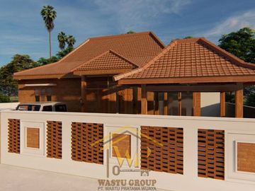 RUMAH JOGLO MODERN DI BARAT HOTEL HYATT PALAGAN